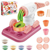 ماكنة المعجون للأطفال، ماكنة صنع ايسكريم بالمعجون للأطفال، تعليم وتسلية في وقت واحد ، تقدم لعبة تجربة فريدة وممتعة، حيث يمكنهم صنعها بأشكال ونكهات متعددة بطريقة مبتكرة. - Sooqja سوقجة